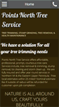 Mobile Screenshot of pointsnorthtreeservice.com