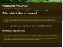 Tablet Screenshot of pointsnorthtreeservice.com